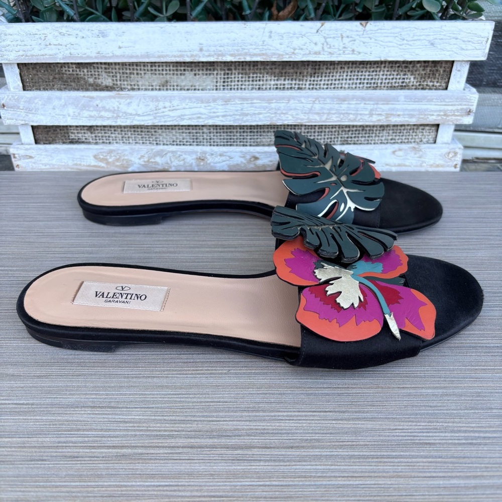 Valentino Garavani "Tropical Dream" slide sandals - Picture 4 of 12